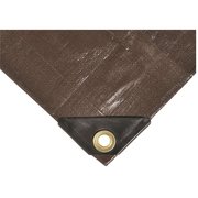 Harpster Extreme Duty 6.2 Tarp, Brown, Polyethylene BR12x20